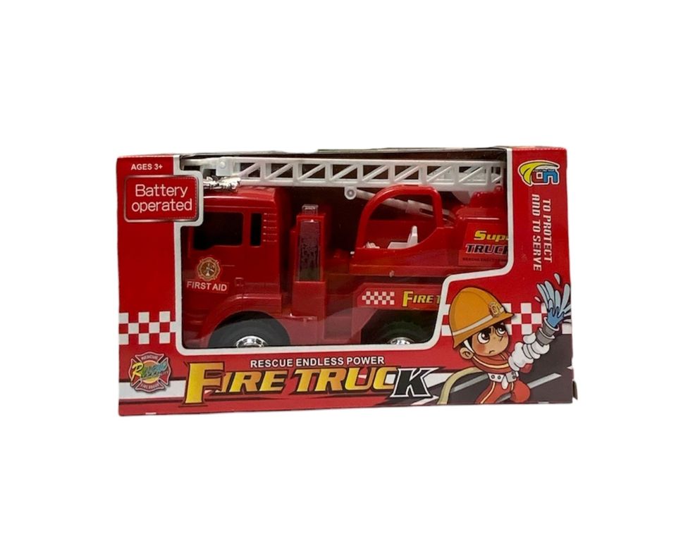 Carro De Bomberos Con Luz y Sonido-0