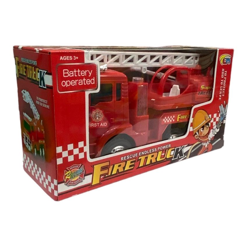 Carro De Bomberos Con Luz y Sonido-3