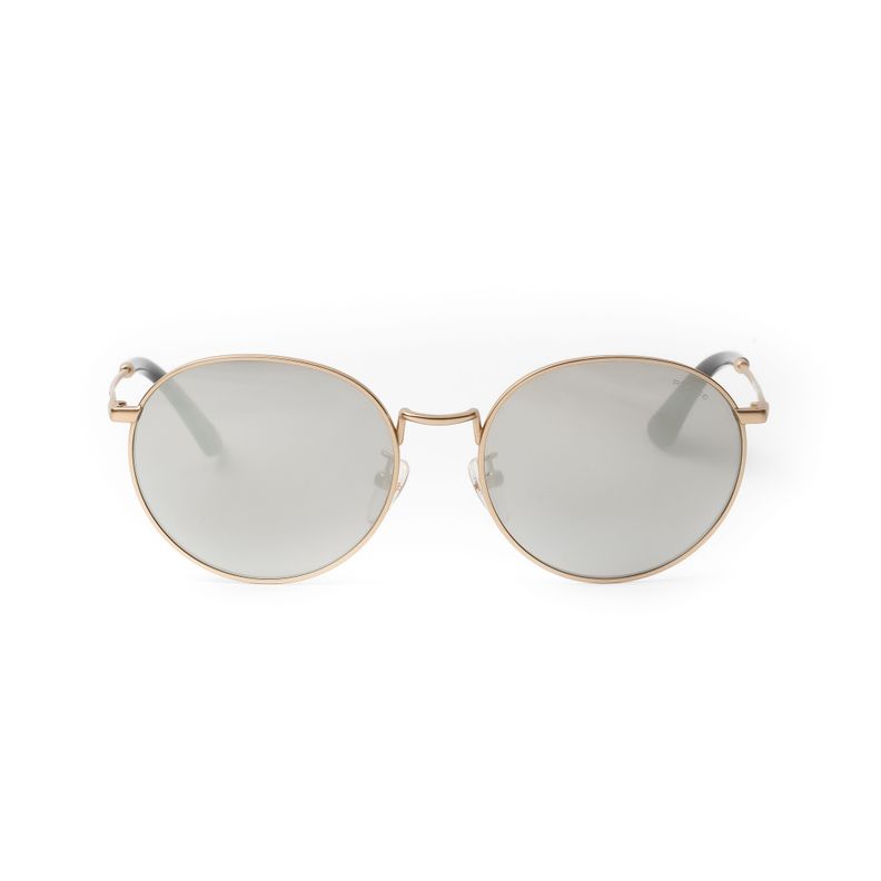 Lente de sol Police Highway Circullar metalico dorado-0