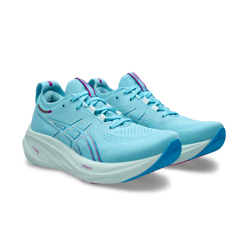 Zapatillas GEL-NIMBUS 26 Celeste Mujer Asics