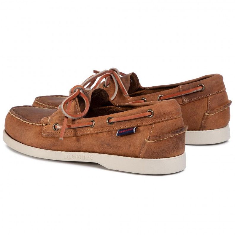 Mocasines de Cuero DOCKSIDES PORTLAND Café Hombre H0912-1