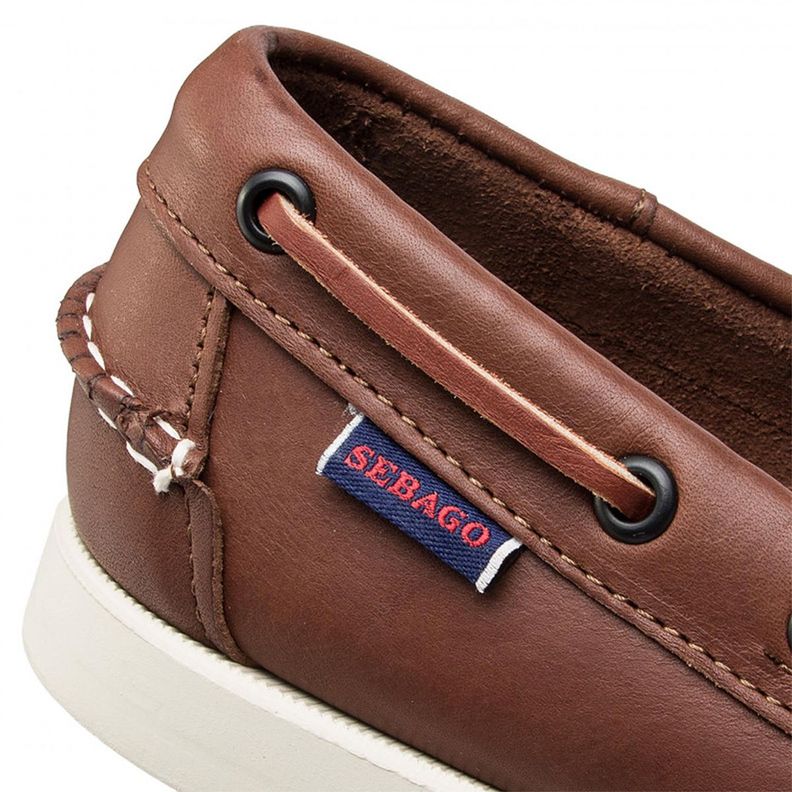 Mocasines de Cuero DOCKSIDES PORTLAND Café Hombre H00900-1