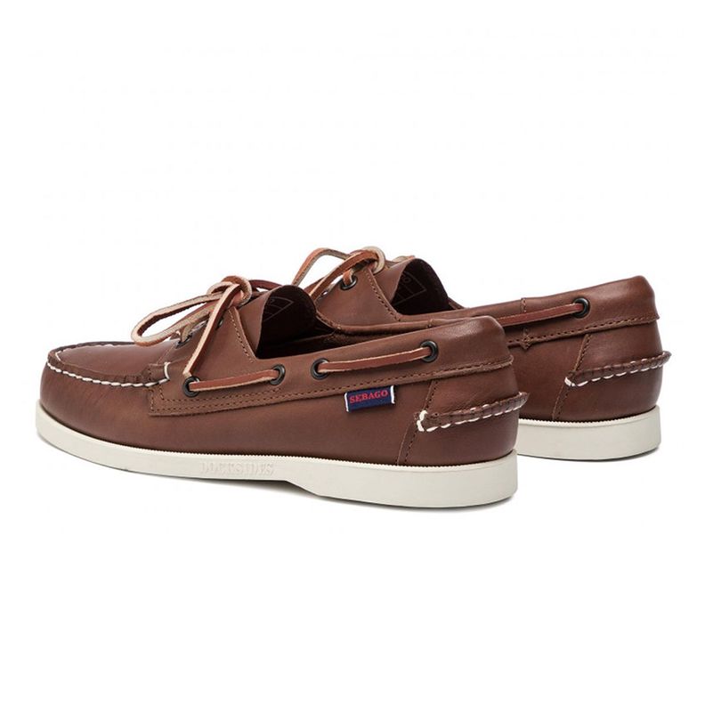 Mocasines de Cuero DOCKSIDES PORTLAND Café Hombre H00900-4