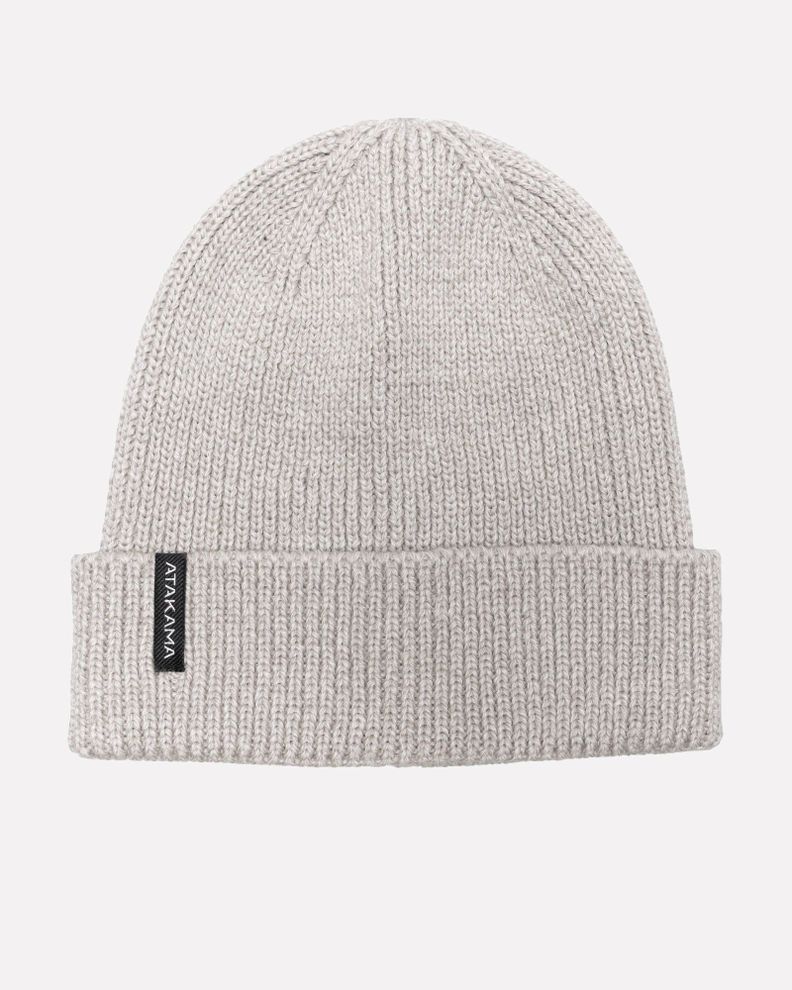 Gorro Beanie Trancura Lana Merino Atakama Outdoor Beige