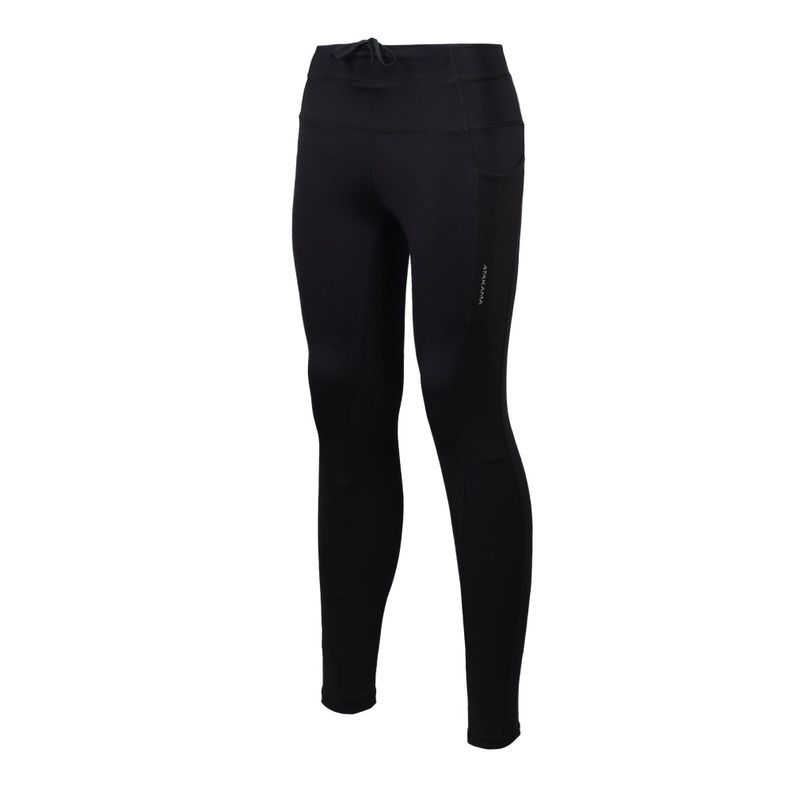 Calza Deportiva Mujer Panoramica Negra-1
