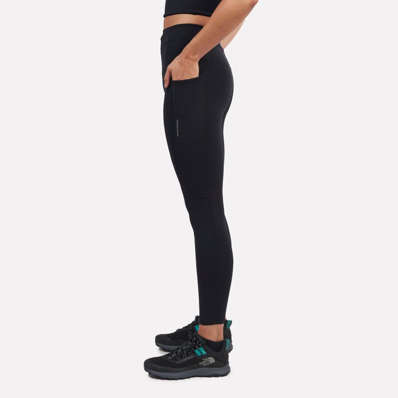 Calza Deportiva Mujer Panoramica Negra-2
