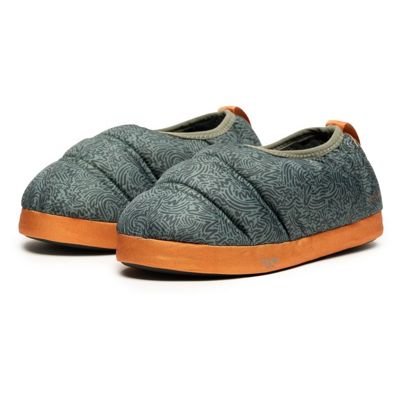 Pantufla Térmica Niño Verde Grisáceo Print Atakama Outdoor-2