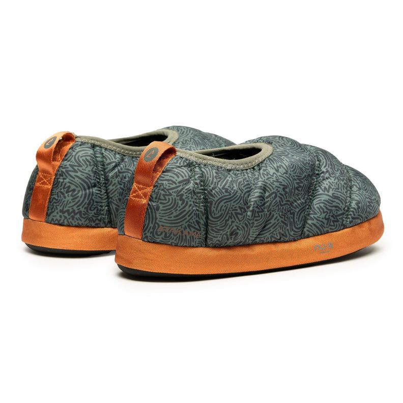 Pantufla Térmica Niño Verde Grisáceo Print Atakama Outdoor-3