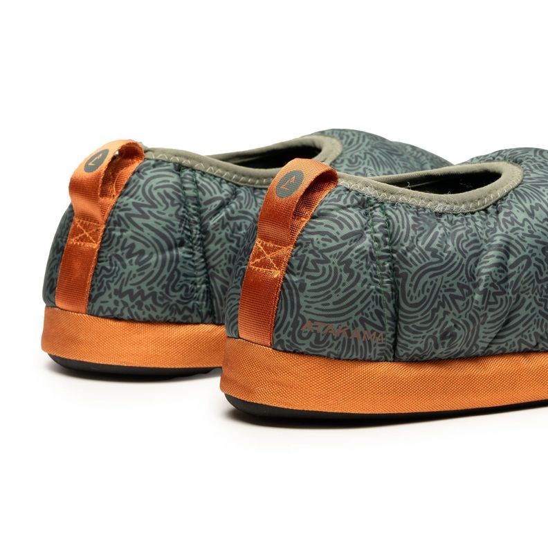 Pantufla Térmica Niño Verde Grisáceo Print Atakama Outdoor-4