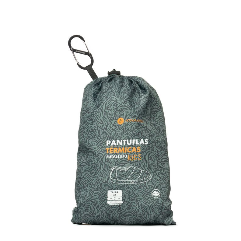 Pantufla Térmica Niño Verde Grisáceo Print Atakama Outdoor-6