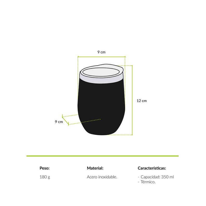 Termo Vaso Atakama Outdoor | 350 Ml | Térmico-4
