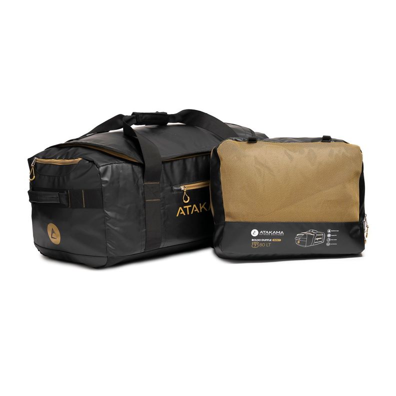 Bolso Duffle 80 Lt Ruta 7 Negro Atakama Outdoor-3