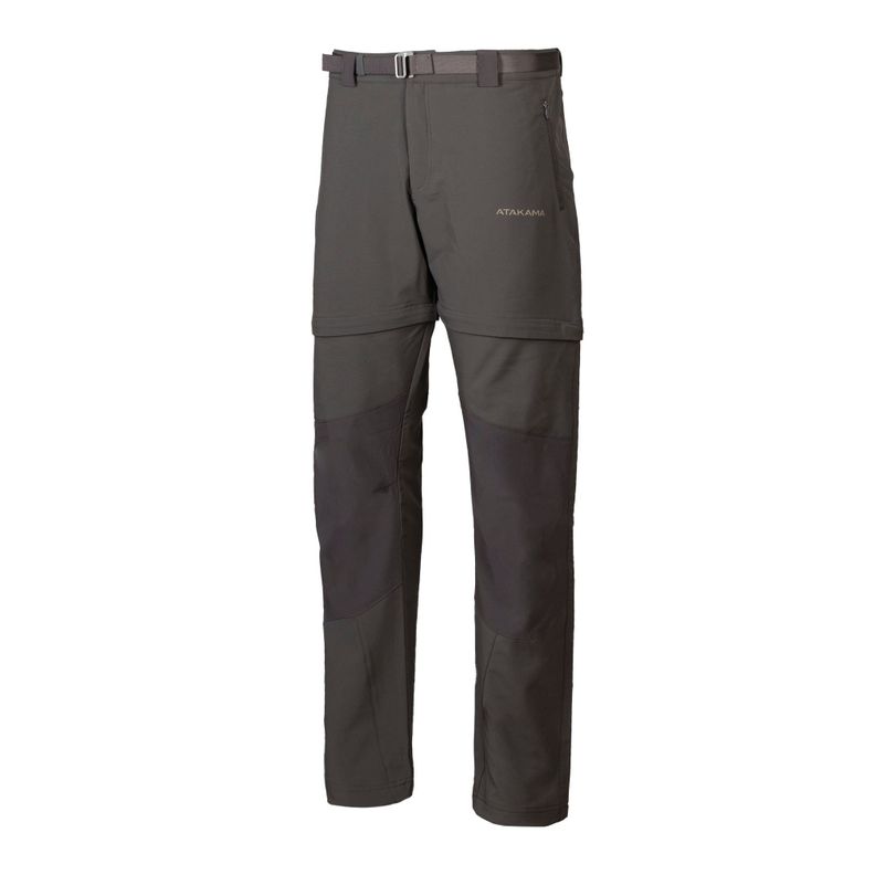 Pantalón de Trekking Mujer Desmontable Mujer Andino Gris Roca-1