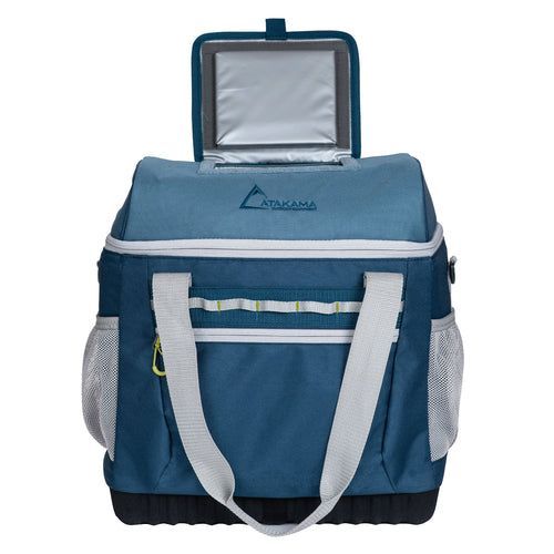 Cooler Compactable Tapado Azul 24 Lt Atakama-2