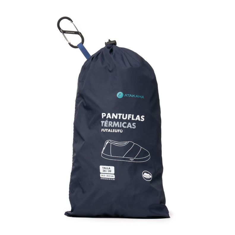 Pantufla Térmica Futaleufú Azul Marino Adulto Atakama Outdoor-6