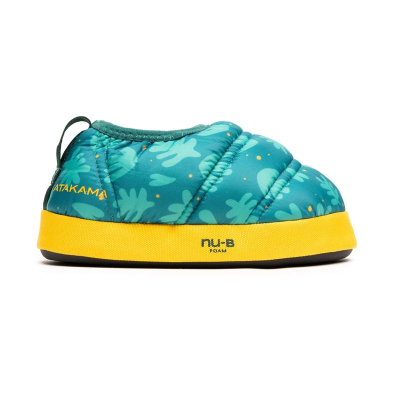 Pantufla Térmica Niño Azul Petróleo Print Atakama Outdoor-0