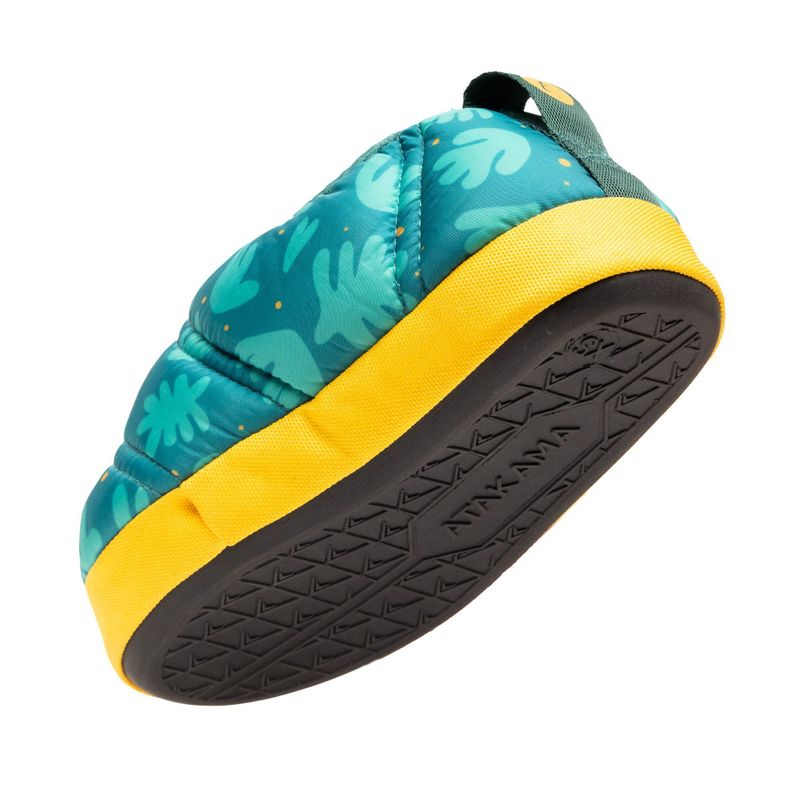 Pantufla Térmica Niño Azul Petróleo Print Atakama Outdoor-1