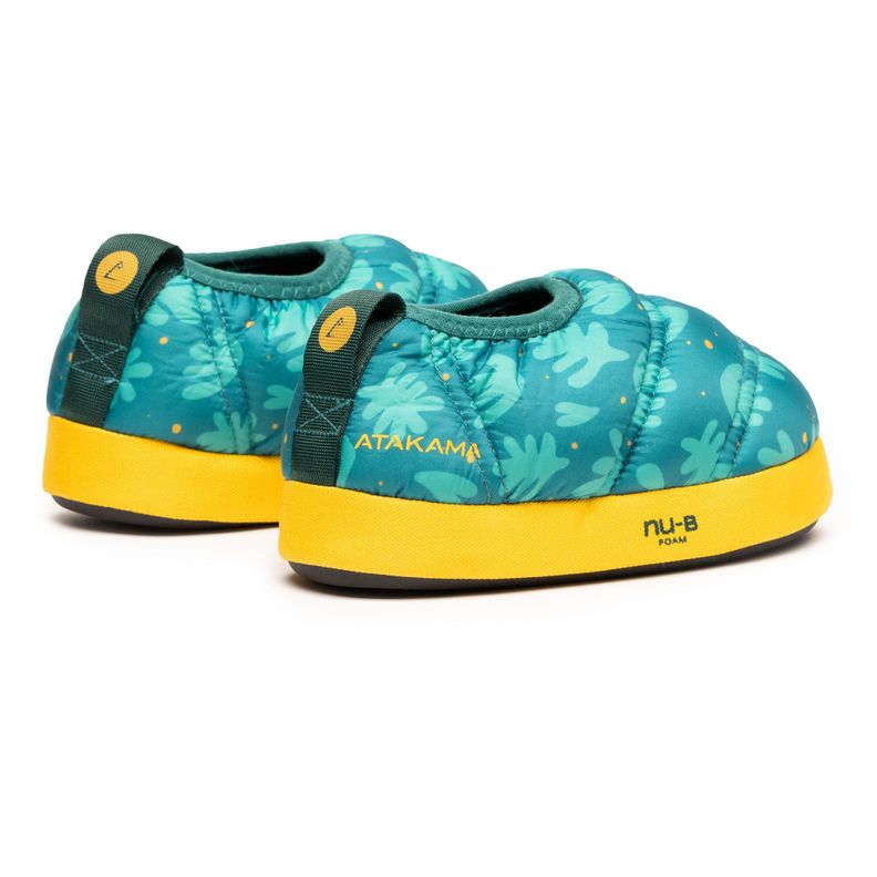 Pantufla Térmica Niño Azul Petróleo Print Atakama Outdoor-3