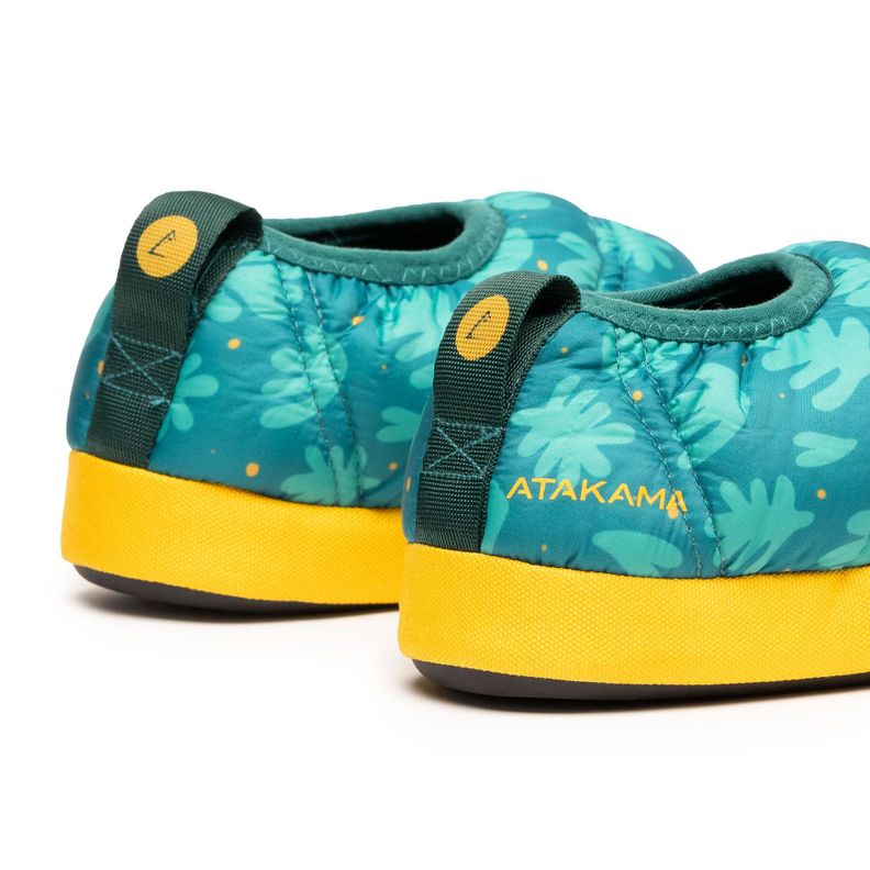 Pantufla Térmica Niño Azul Petróleo Print Atakama Outdoor-4