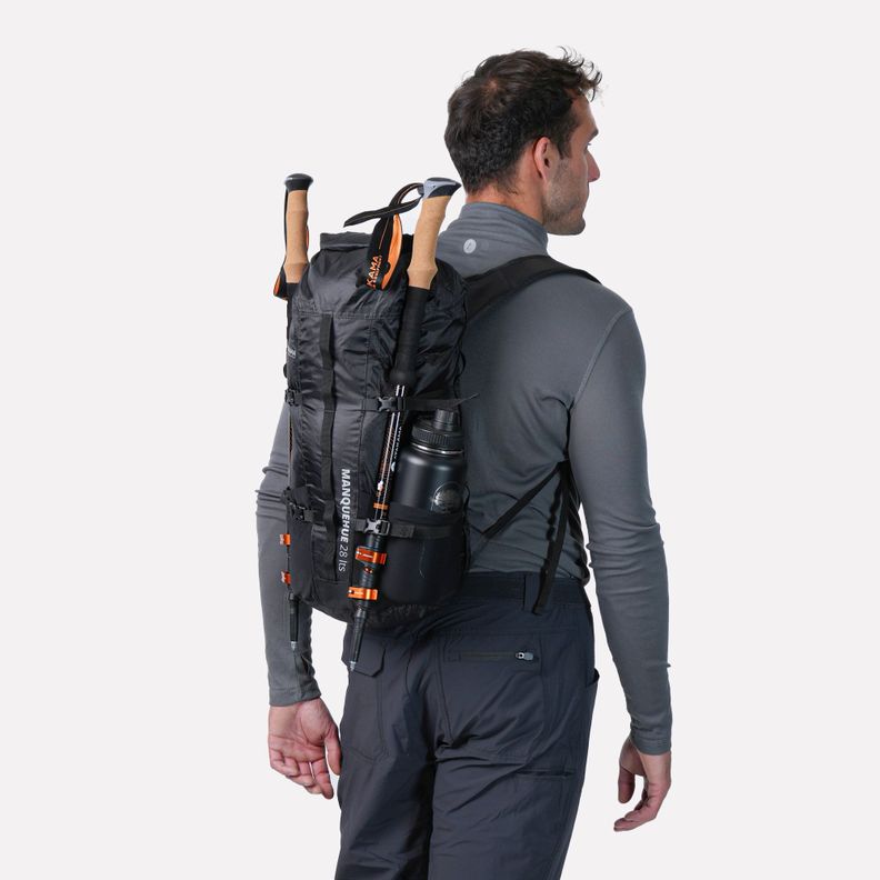 Mochila Plegable Impermeable 28 Lt Manquehue Negra Atakama Outdoor-6