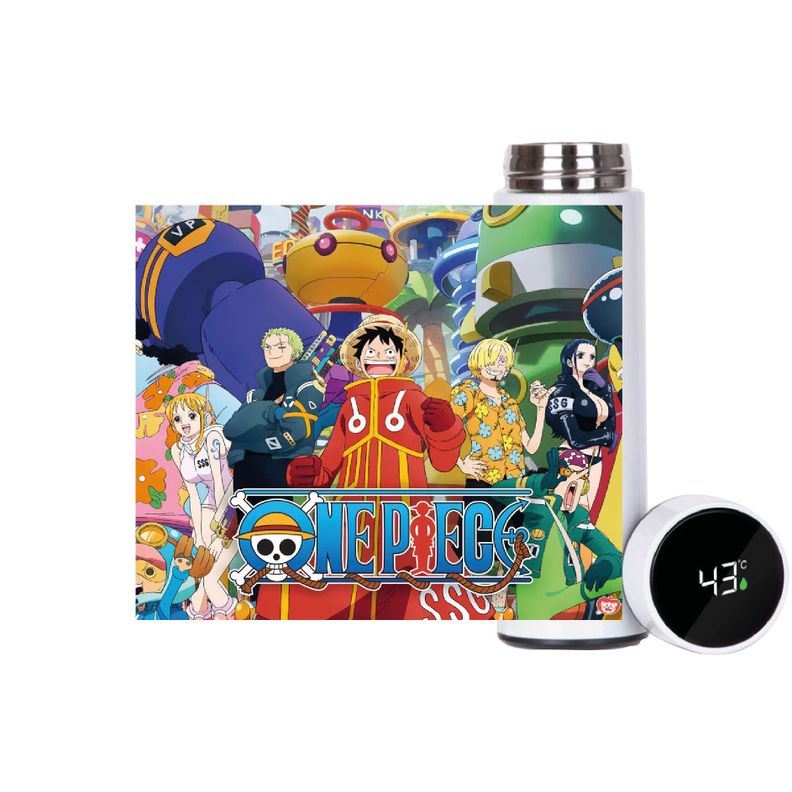 TERMO HERMETICO SMART 450 ML ONE PIECE MONKEY D LUFFY-1