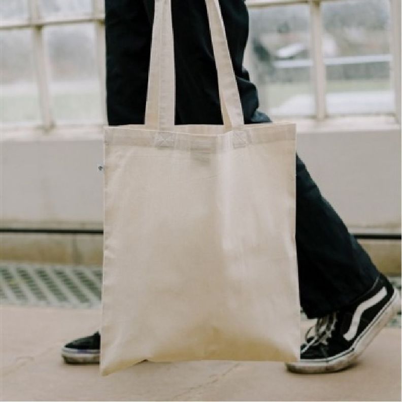 TOTE BAG  ALGODÓN DISEÑO MAFALDA  HISTORIETAS 38 X 40 CM -2