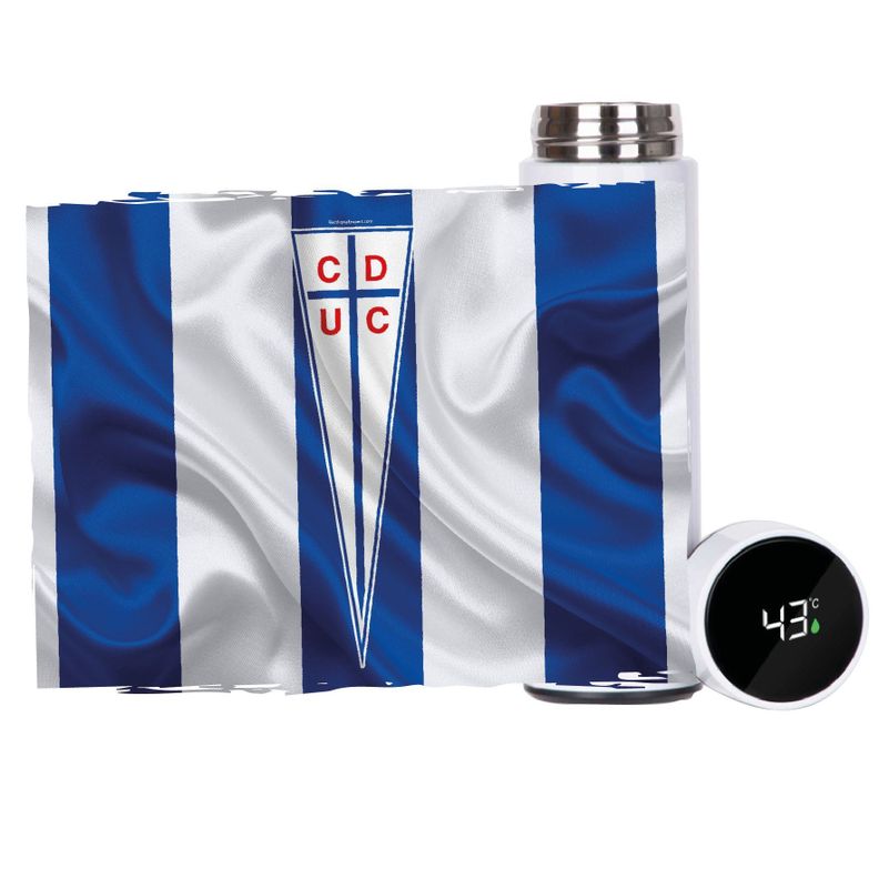 TERMO SMART BOTELLA LA CATOLICA FUTBOL CHILE 450 ML LED TEMPERATURA-0