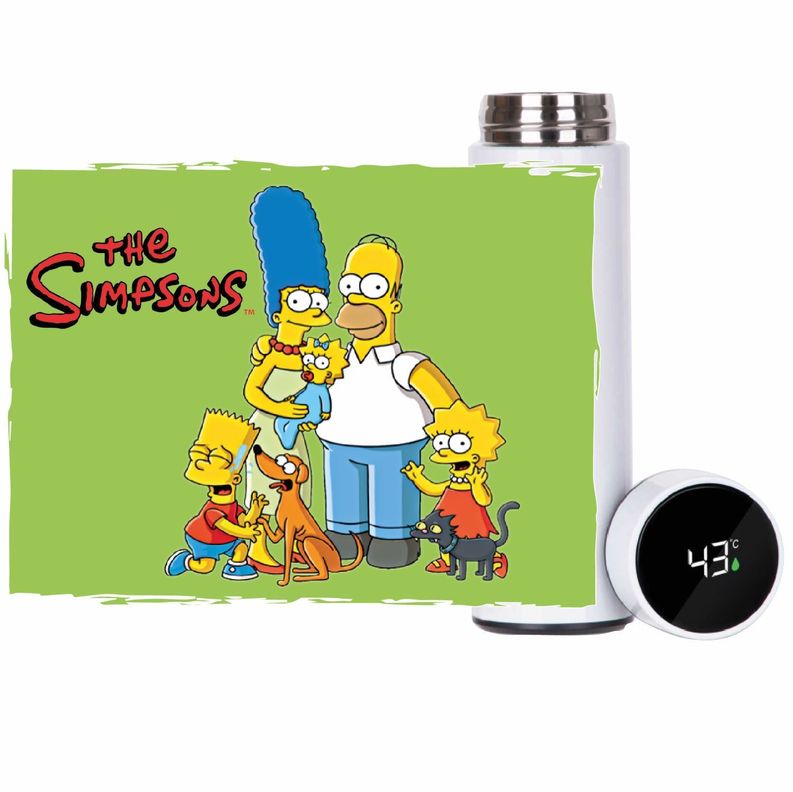 TERMO HERMETICO SMART 400 ML LOS SIMPSONS FAMILY -1