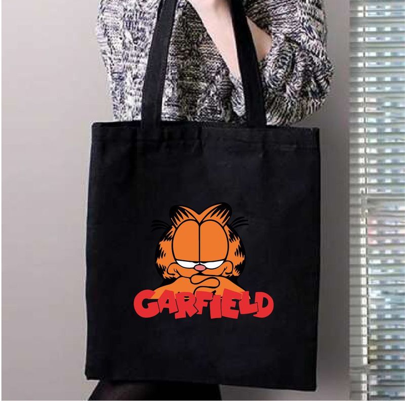 TOTE  BAG  GATO GARFIELD  ALGODÓN 40 CM -1