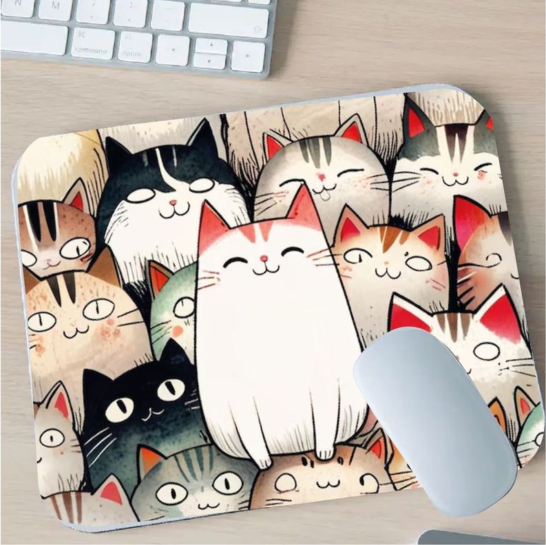 Set Gatos, Gatitos,  Catlover Botella 750 ml más Mousepad más Tazón 300 ml-2