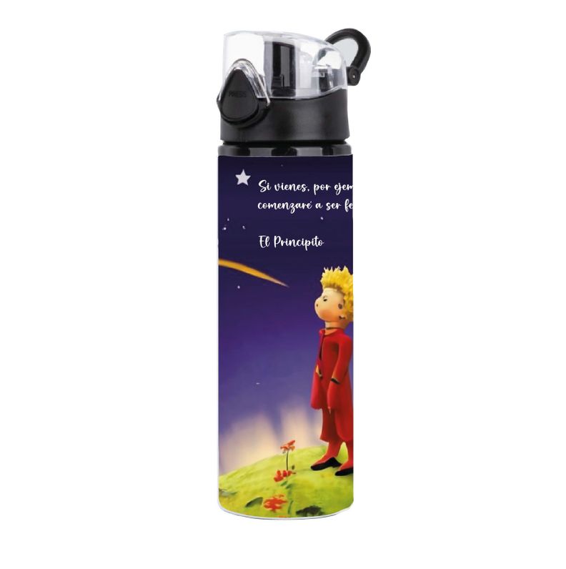 BOTELLA ESTAMPADO EL PRINCIPITO LE PETIT PRINCE 750 ML ALUMINIO -0