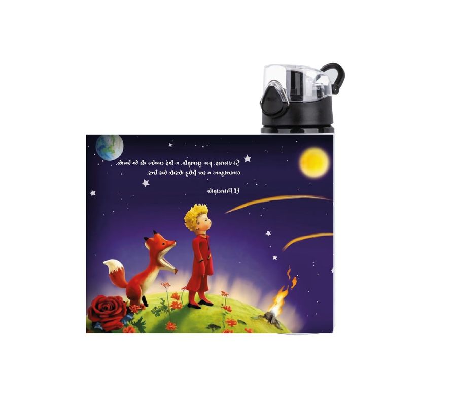 BOTELLA ESTAMPADO EL PRINCIPITO LE PETIT PRINCE 750 ML ALUMINIO -1