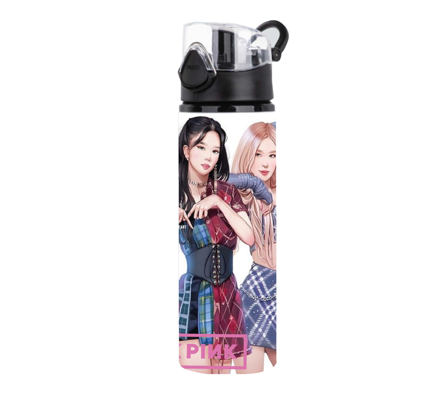 BOTELLA  GRUPO KPOP  BLACKPINK ALUMINIO 750 ML-0