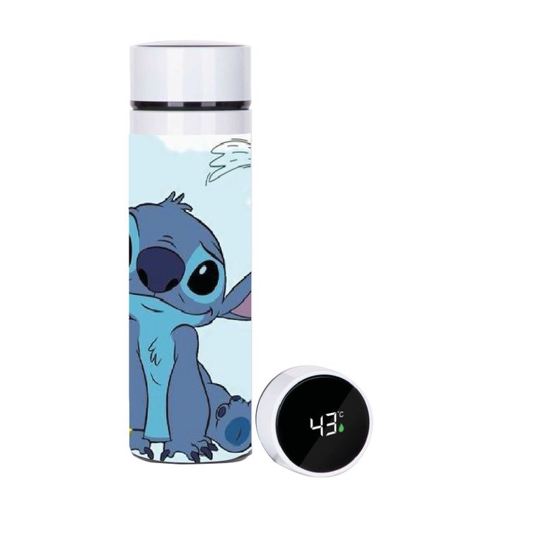 SET  STITCH DE LILO AND STITCH TERMO  450 ML, TAZÓN 300 CC CERÁMICO Y BOTELLA 750 ML-2