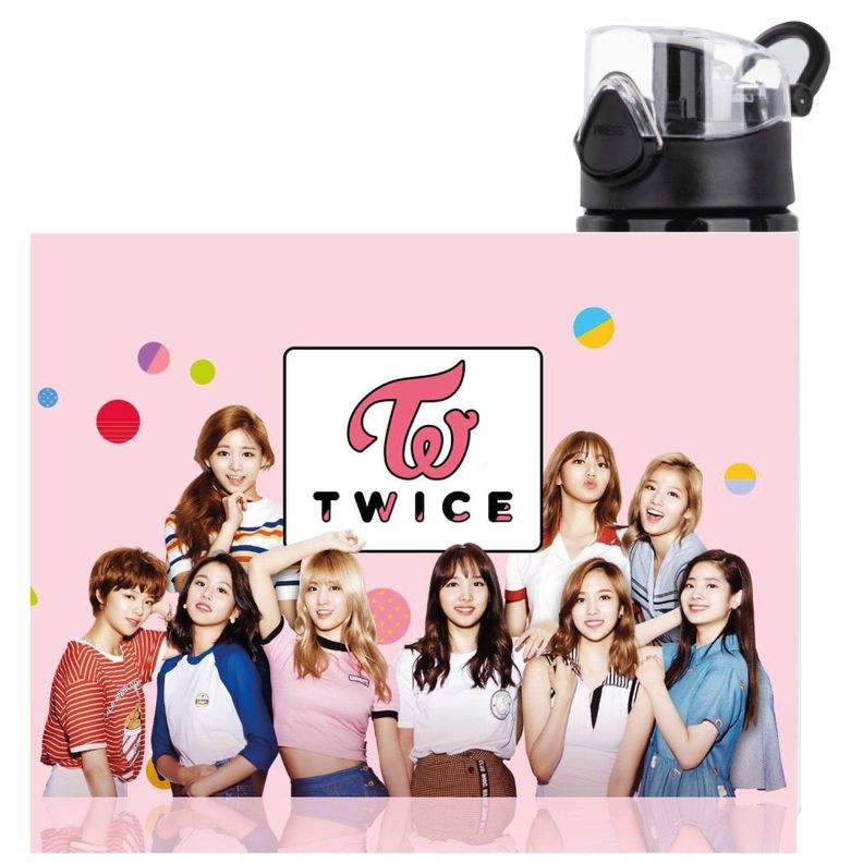 Botella Agua Twice Kpop Femenino Grupo Korea-1