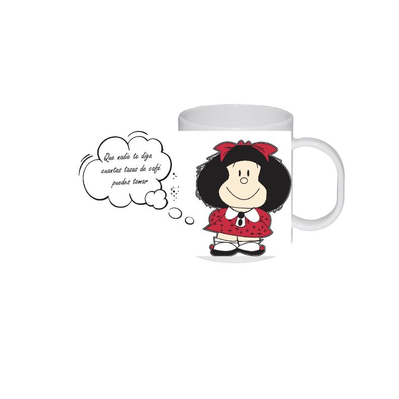 TAZÓN 300CC MAFALDA, NIÑA,  FRASES MAFALDA,-0
