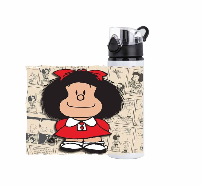 BOTELLA AGUA MAFALDA HISTORIETAS VINTAGE 750 ML-1