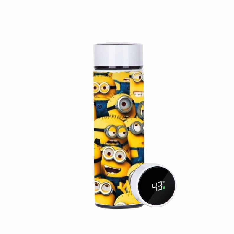 TERMO MINIONS SMART 450 ML ACERO-0