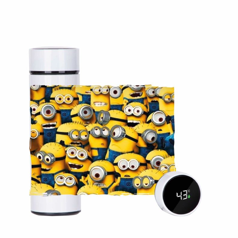 TERMO MINIONS SMART 450 ML ACERO-1