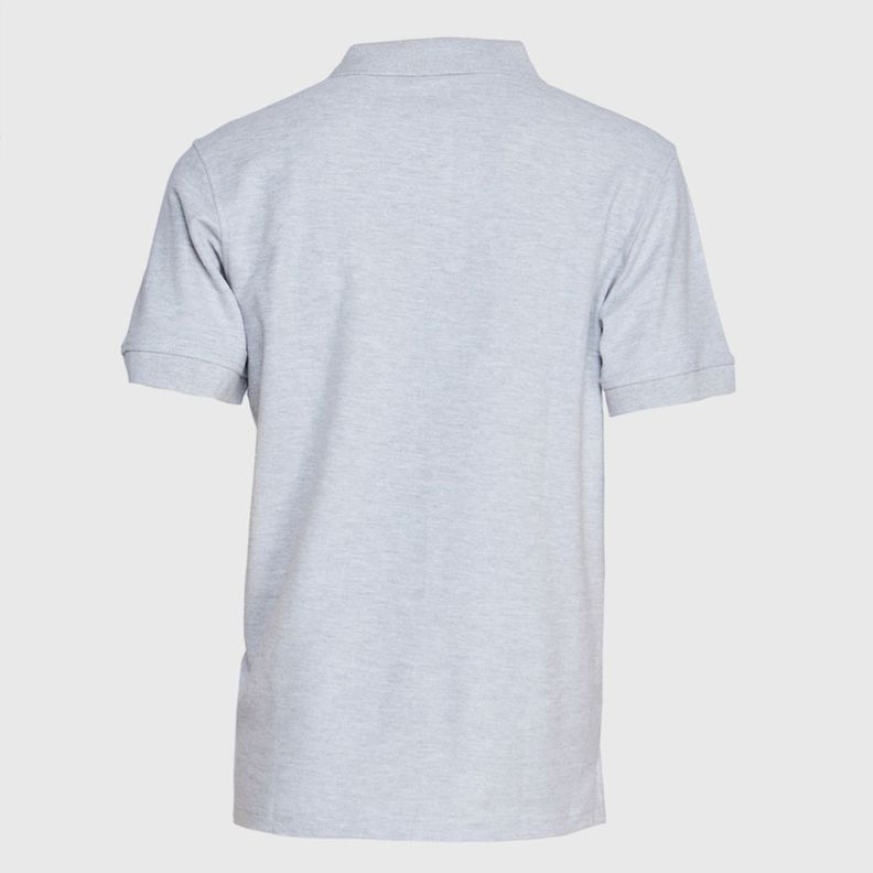 Polera Pique Hombre 80/20 M/C Gris oscuro-3