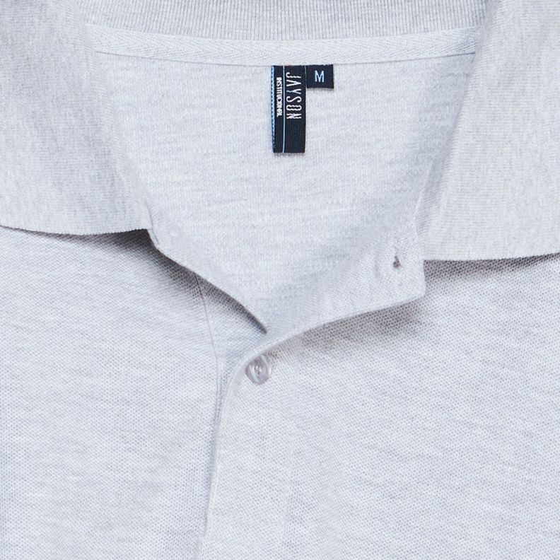Polera Pique Hombre 80/20 M/C Gris oscuro-4
