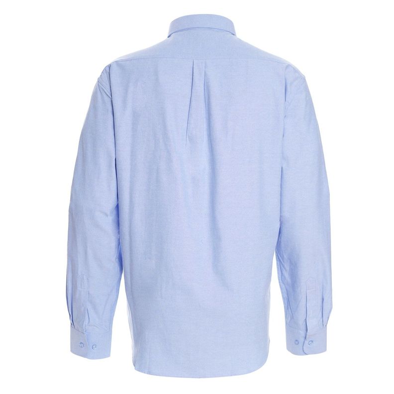 Camisa Oxford Comfort B/Pegado M/L  Celeste-1