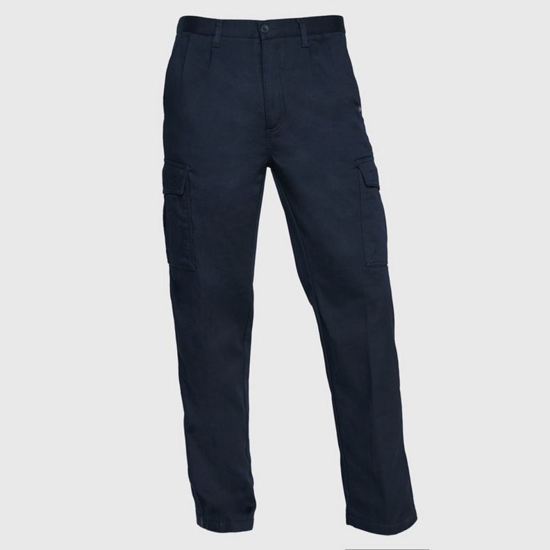 Pantalón Cargo Forro Polar Hombre Azul marino-0