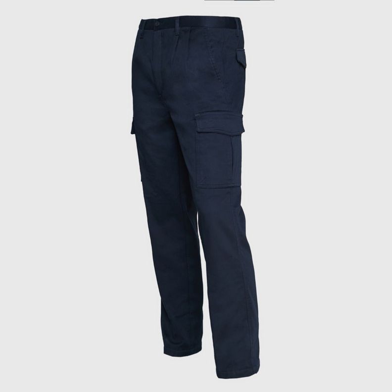 Pantalón Cargo Forro Polar Hombre Azul marino-1