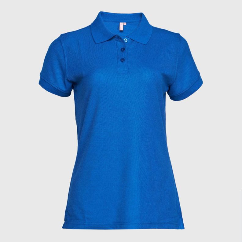 Polera Pique Tc Mc Mujer Azul-1