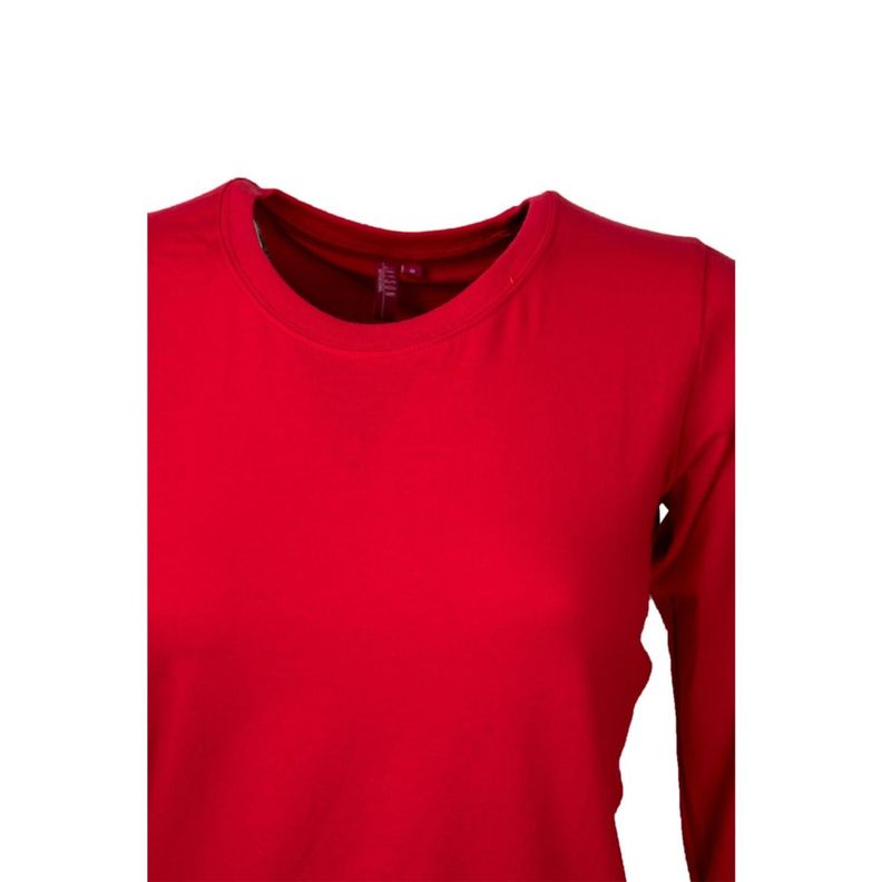 Polera Polo Spandex M/L Mujer Rojo-1
