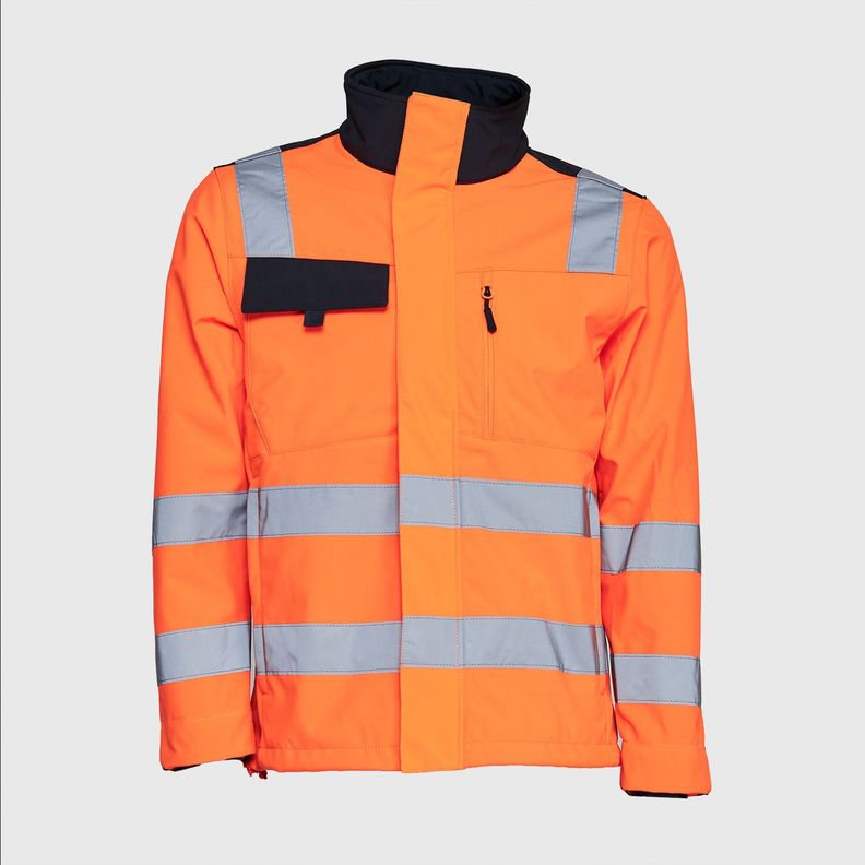 Softshell Bi Alta Visibilidad Naranja-0