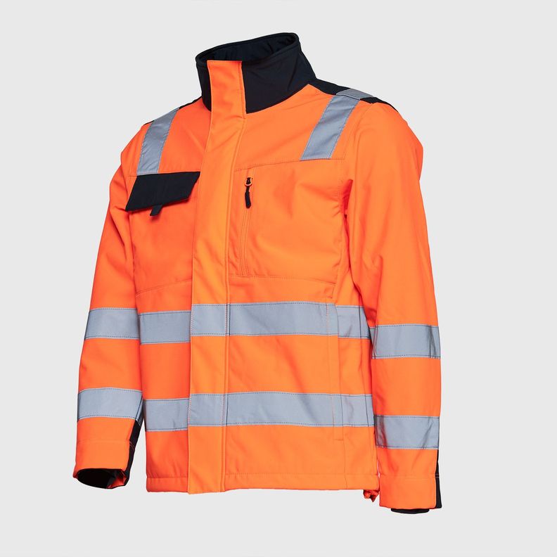 Softshell Bi Alta Visibilidad Naranja-1