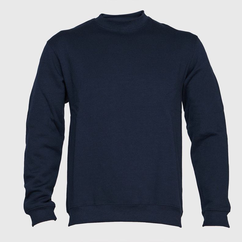 Polerón Afranelado Unisex Azul marino-0