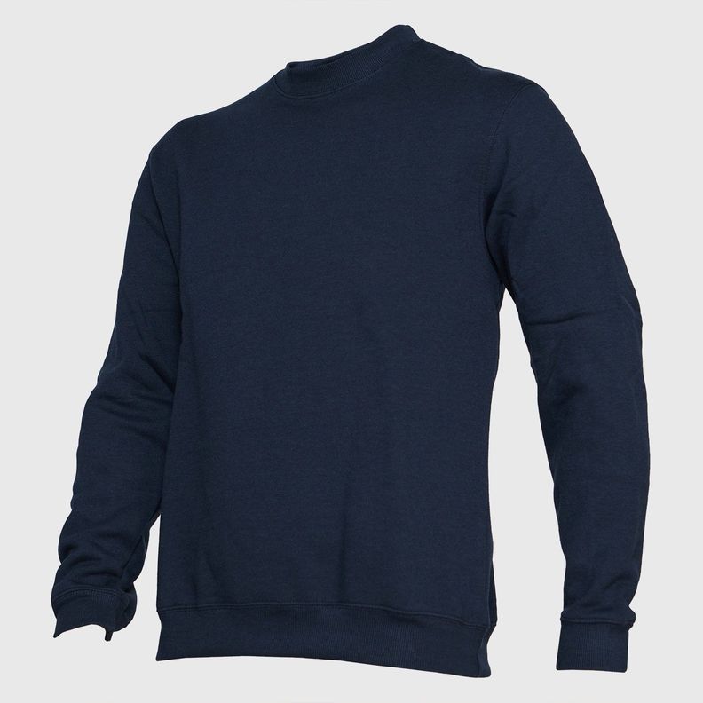 Polerón Afranelado Unisex Azul marino-1